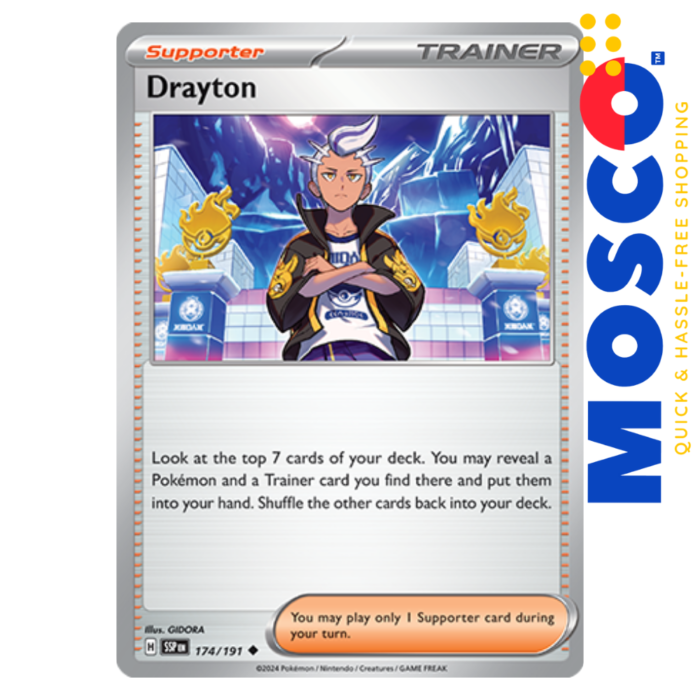 Drayton - 174/191 Surging Sparks Supporter | Pokemon TCG - Image 1