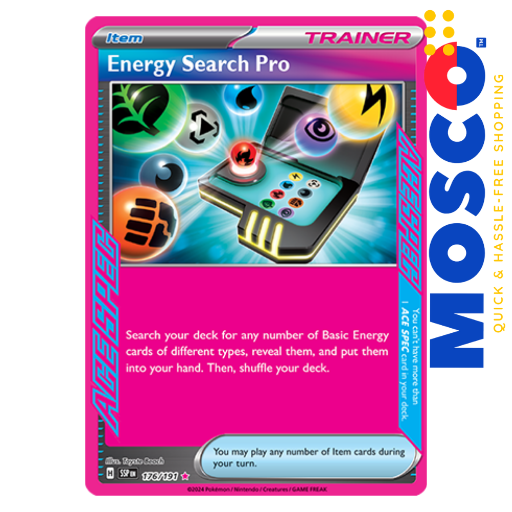 ginee_20241028051610302_9796241687.png Energy Search Pro - 176/191 Surging Sparks Item Ace Rare | Pokemon TCG - Image 1
