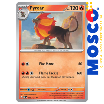 Pyroar - 016/131 Prismatic Evolutions | Pokemon TCG