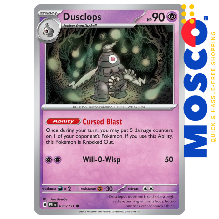Dusclops - 036/131 Prismatic Evolutions | Pokemon TCG - Image 1