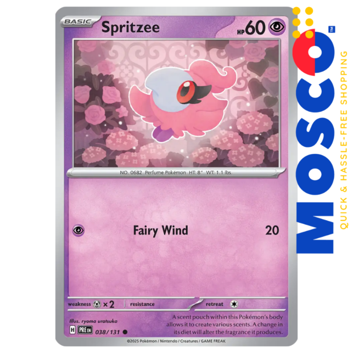 Spritzee- 038/131 Prismatic Evolutions | Pokemon TCG - Image 1