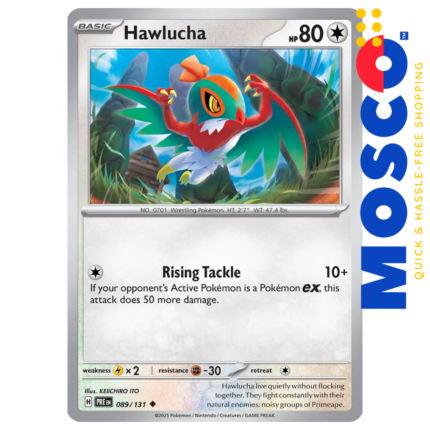 Hawlucha - 089/131 Prismatic Evolutions | Pokemon TCG