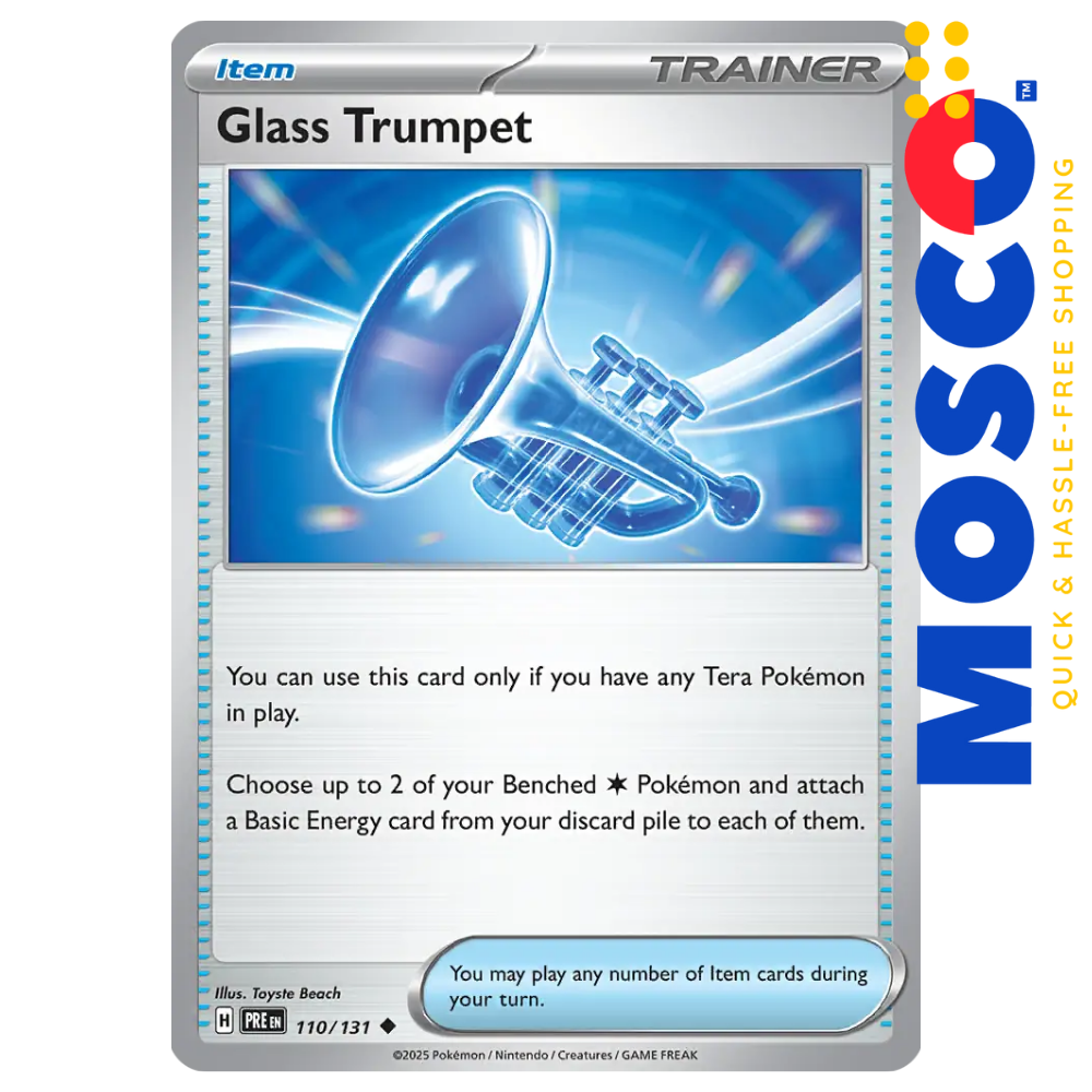ginee_20250122043908363_5433129372-3.png Glass Trumpet - 110/131 Prismatic Evolutions | Pokemon TCG - Image 1
