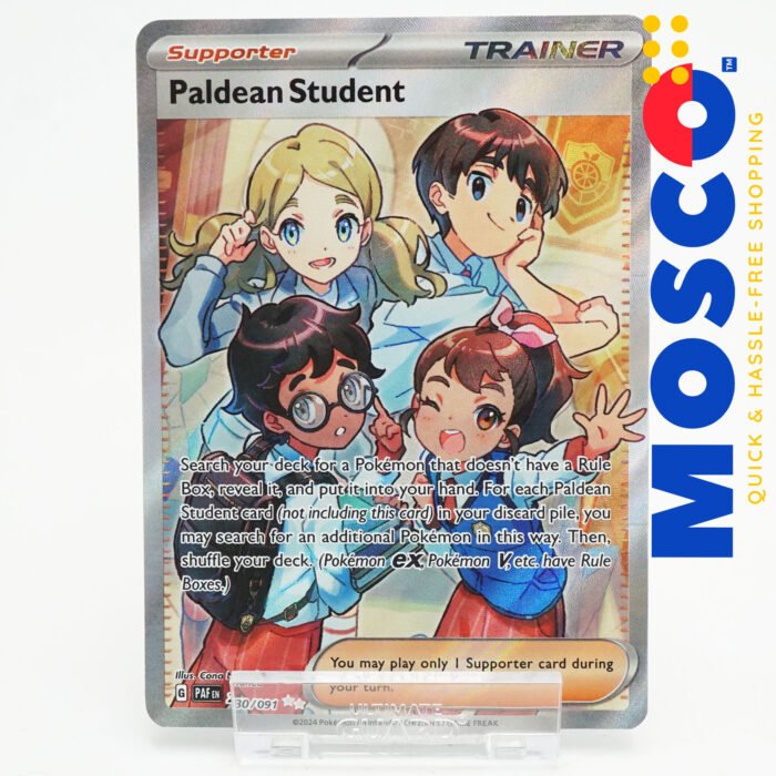 Paldean Student - 231/091 - Illustration Rare Paldean Fates | Supporter Cards Pokemon TCG - Image 1