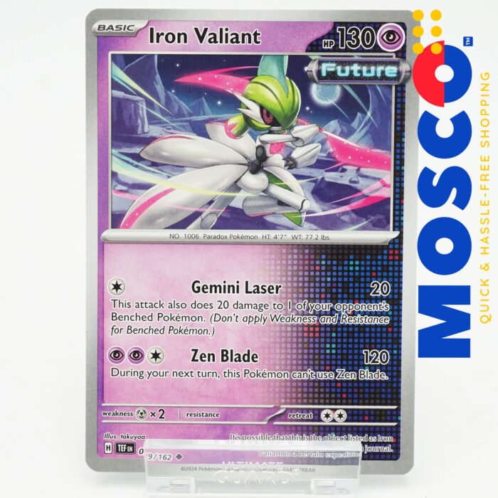 Iron Valiant - 079/162 - Uncommon Scarlet & Violet: Temporal Forces | Pokemon TCG - Image 1