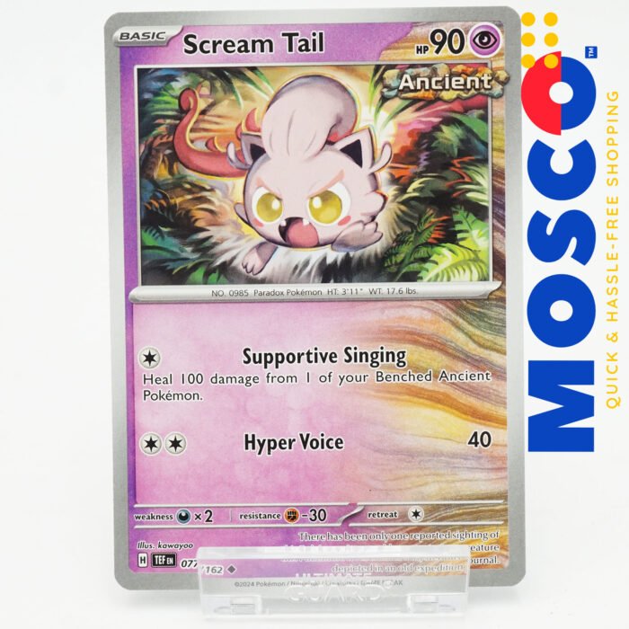 Scream Tail - 077/162 - Uncommon Scarlet & Violet: Temporal Forces | Pokemon TCG - Image 1