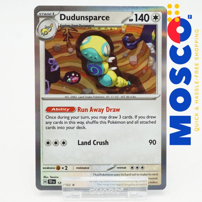 Dudunsparce - 129/162 - Holo Rare Scarlet & Violet: Temporal Forces | Pokemon TCG - Image 1