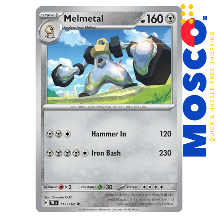 Melmetal - 117/162 - Holo Rare Temporal Forces | Pokemon TCG - Image 1