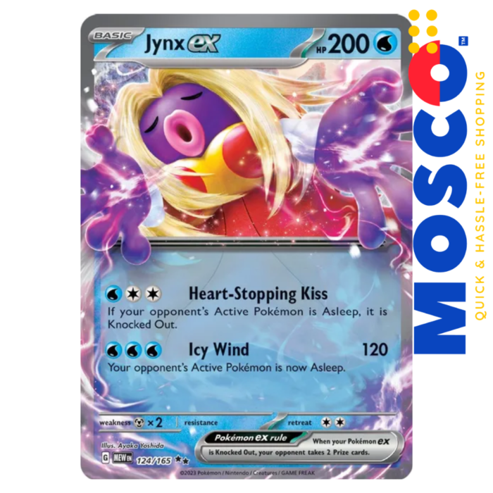 Jynx ex - 124/165 - Ultra Rare Scarlet & Violet 151 | Pokemon TCG - Image 1