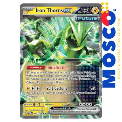 Iron Thorns ex - 077/167 Double Rare Twilight Masquerade | Pokemon TCG