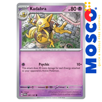 Kadabra - 081/167 Common Twilight Masquerade | Pokemon TCG