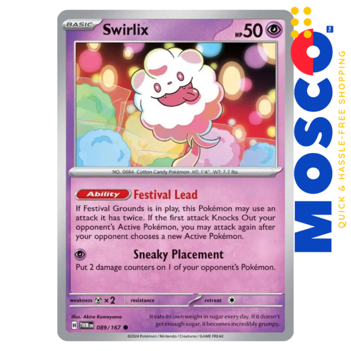 Swirlix - 089/167 Common Twilight Masquerade | Pokemon TCG - Image 1