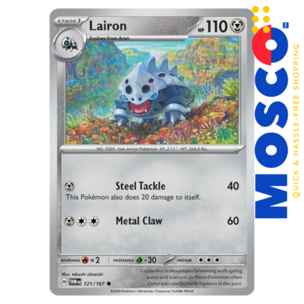 Lairon - 121/167 Common Twilight Masquerade | Pokemon TCG