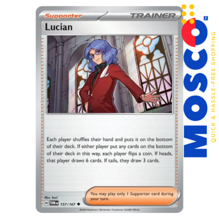 Lucian - 157/167 - 157/167 Uncommon Twilight Masquerade | Pokemon TCG