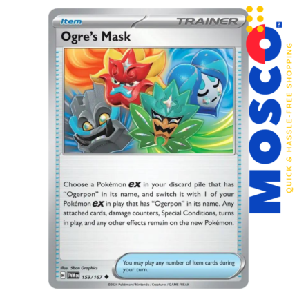 Ogre's Mask - 159/167 Uncommon Twilight Masquerade | Pokemon TCG