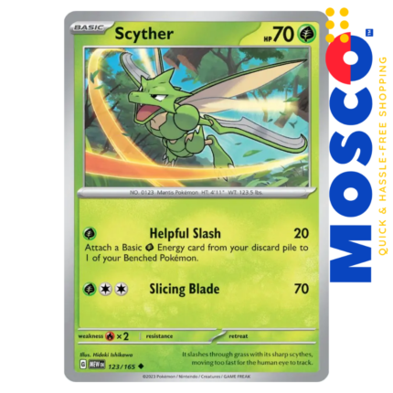 Scyther - 123/165 Uncommon Pokemon 151 | Pokemon TCG