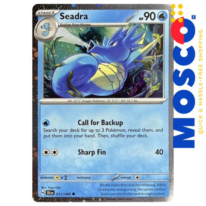 Seadra - 011/064 (Cosmos Holo) Scarlet & Violet Promo Cards | Pokemon TCG - Image 1