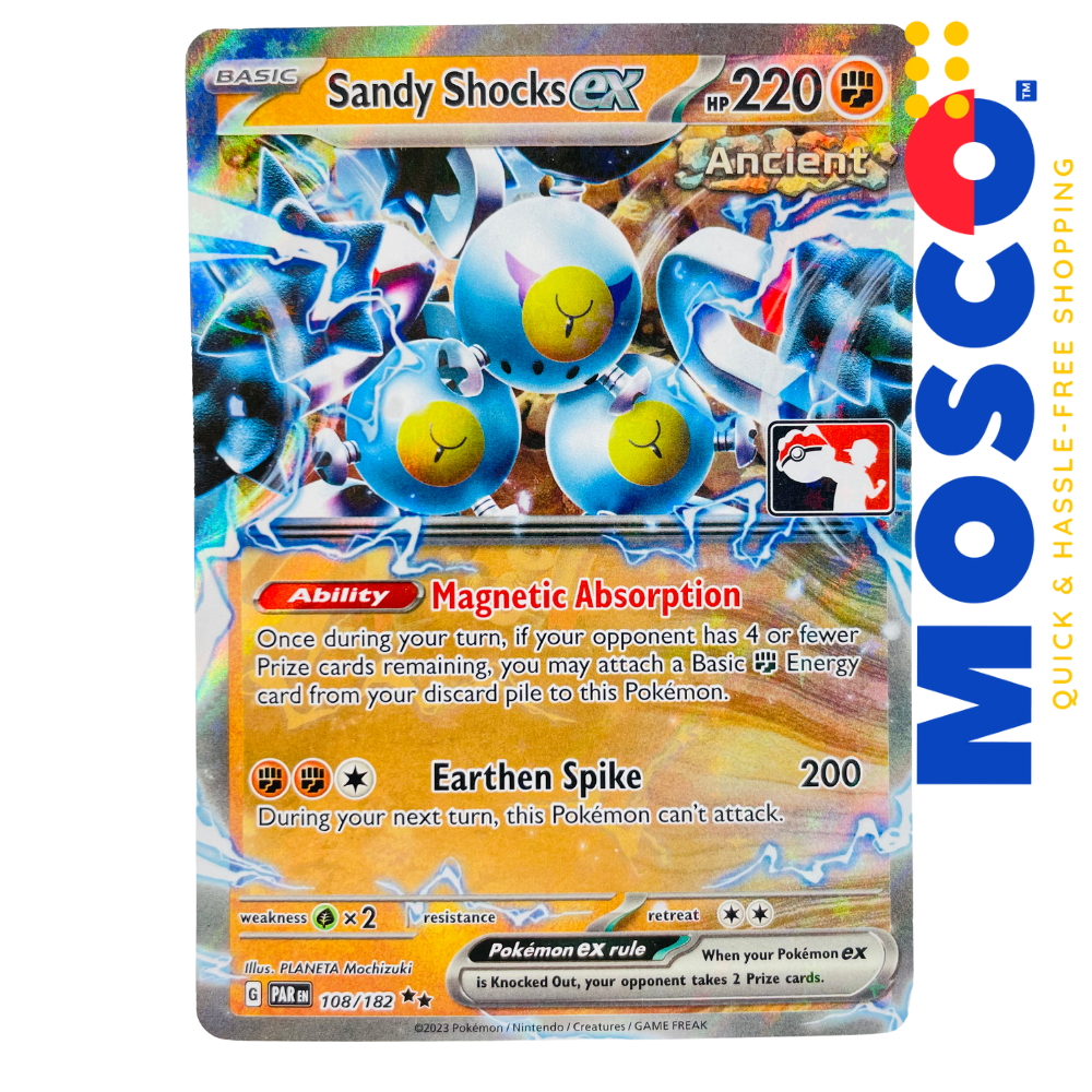 ginee_20241106025716396_0241500890.png Sandy Shocks ex - 108/182 Prize Pack Series Cards | Pokemon TCG - Image 1