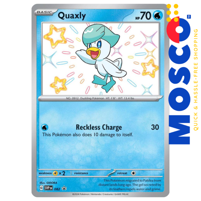 Quaxly - SVP082 Shiny Scarlet & Violet Promo Cards | Pokemon TCG - Image 1
