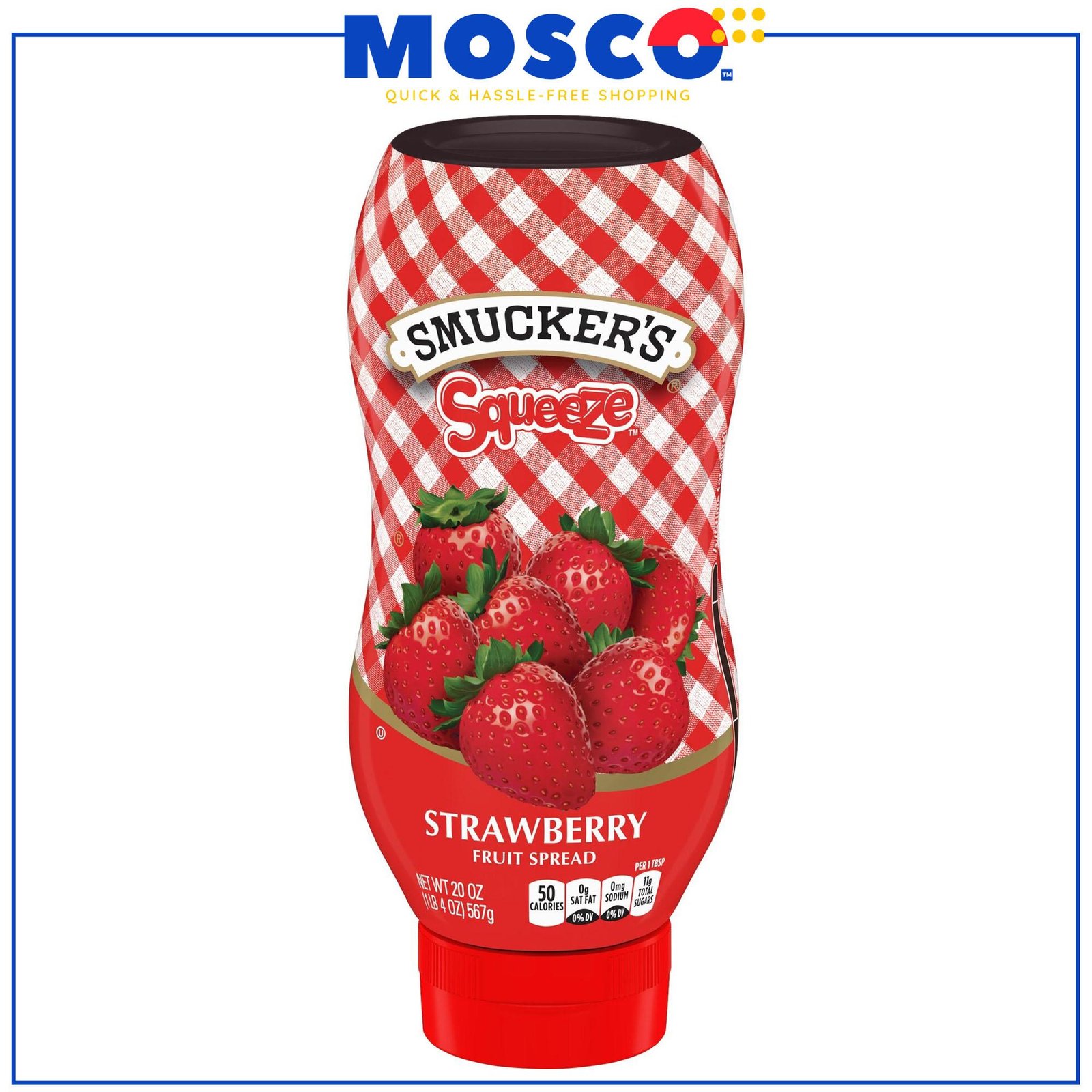 ginee_20250307230713980_2852216842.jpeg Squeeze Strawberry Fruit Spread 567g - Image 1