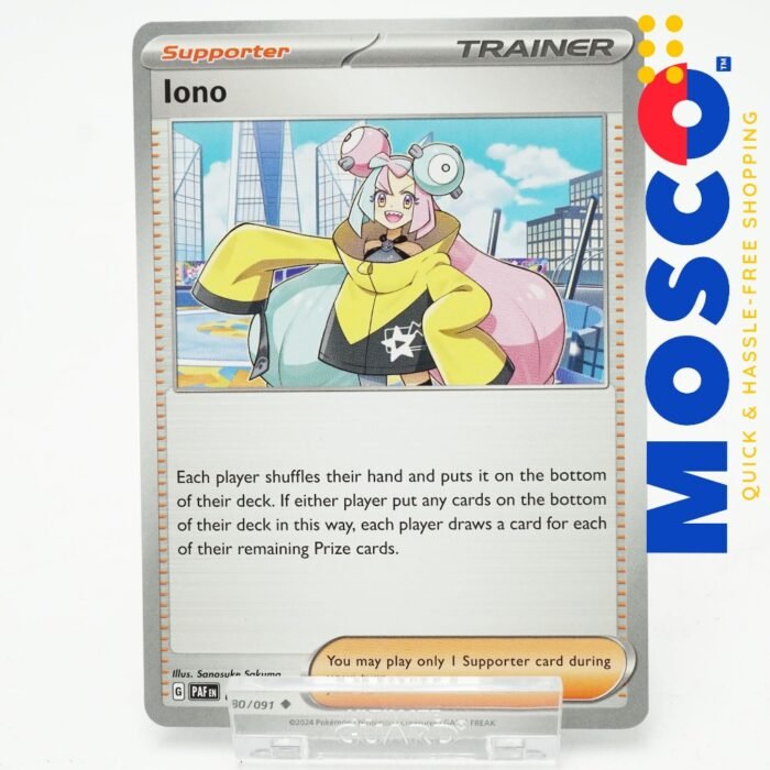 Iono - 080/091 - Uncommon Paldean Fates | Supporter Cards Pokemon TCG Singles - Image 1