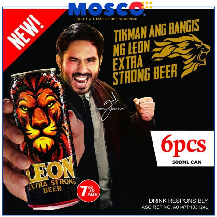 Leon Extra Strong Beer 500ml x 6cans - Image 1