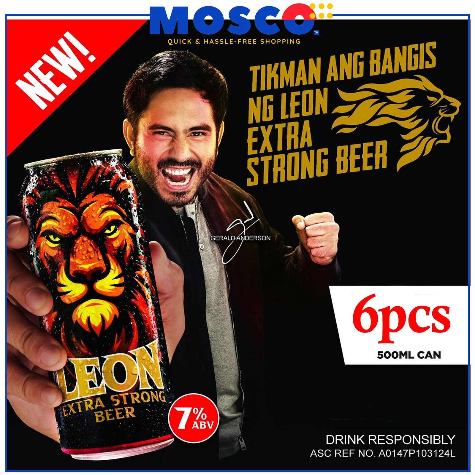ginee_20250317222550361_1822942430.jpeg Leon Extra Strong Beer 500ml x 6cans - Image 1