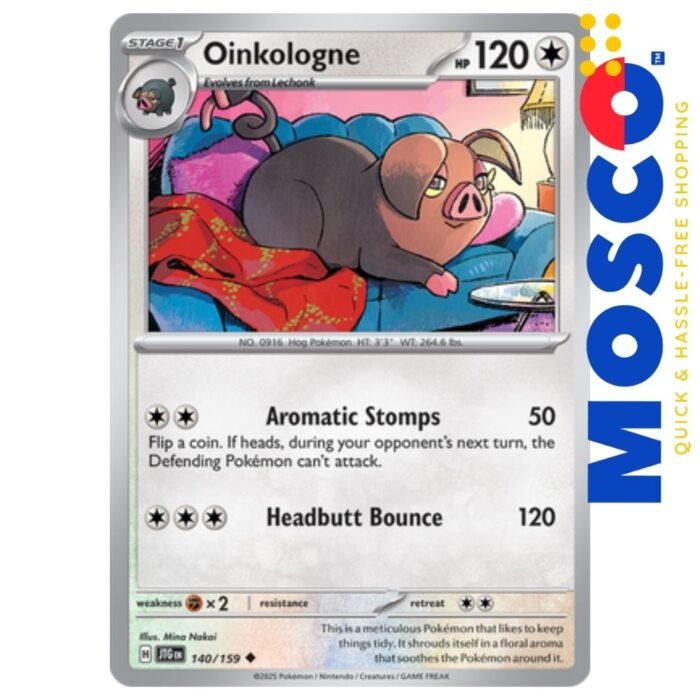 Oinkologne - 140/159 Journey Together | Pokemon TCG - Image 1