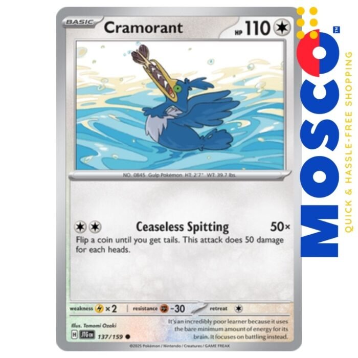 Cramorant - 137/159 Journey Together | Pokemon TCG - Image 1