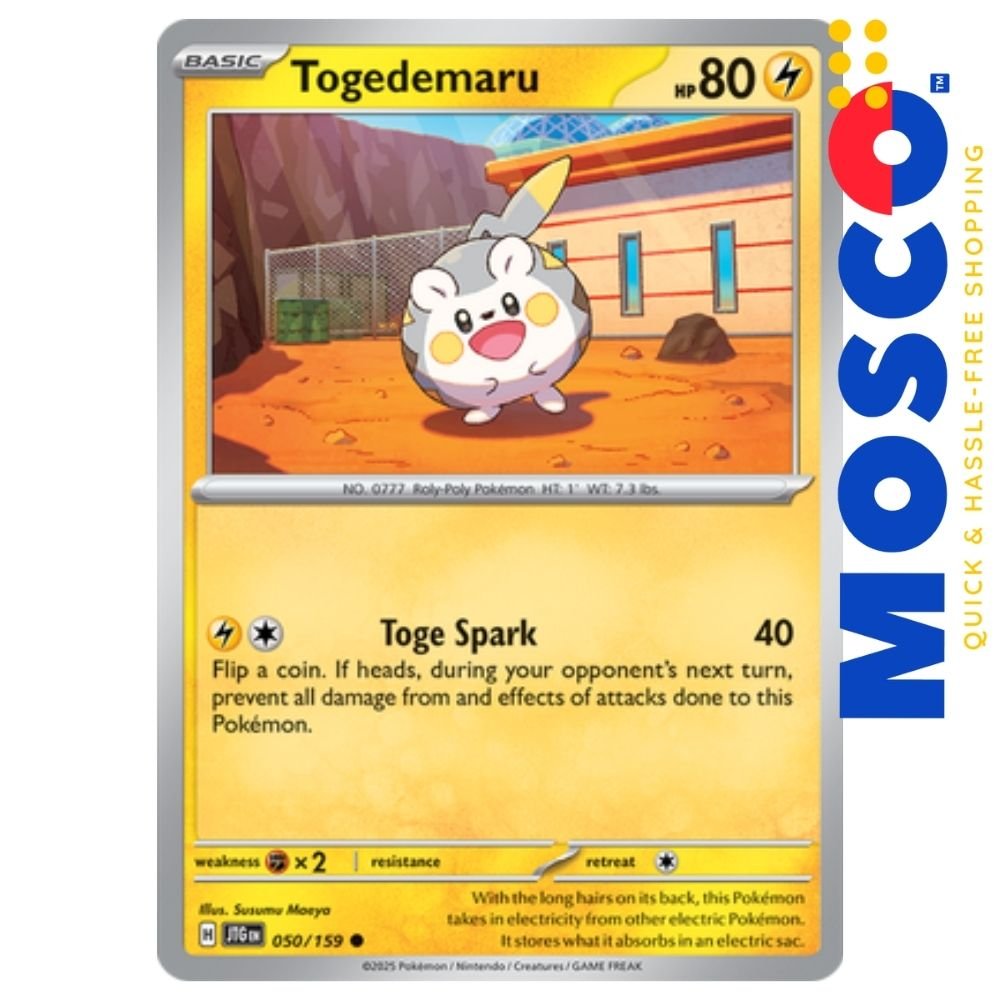 ginee_20250329160411055_3983281186.jpg Togedemaru - 050/159 Journey Together | Pokemon TCG - Image 1
