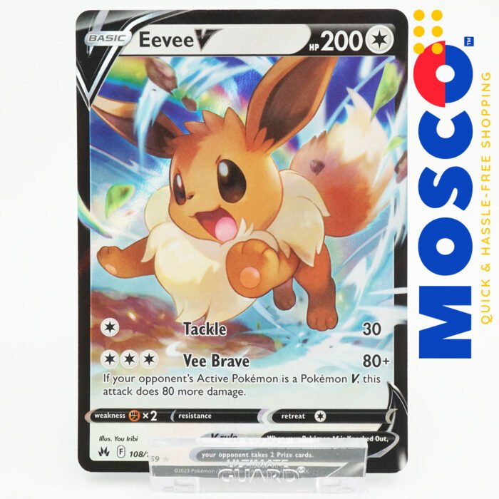 Eevee V - 108/159 - Ultra Rare Crown Zenith | Pokemon TCG - Image 1