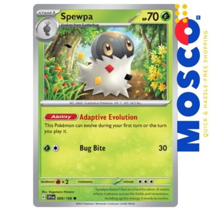 Spewpa - 009/198 Scarlet & Violet (Base) | Pokemon TCG
