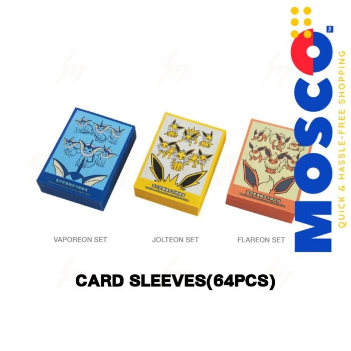 Vaporeon Premium Deck Sleeves 64ct | S-Chinese Pokemon | TCG - Image 2