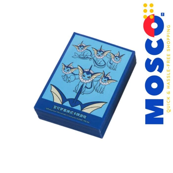 Vaporeon Premium Deck Sleeves 64ct | S-Chinese Pokemon | TCG - Image 1
