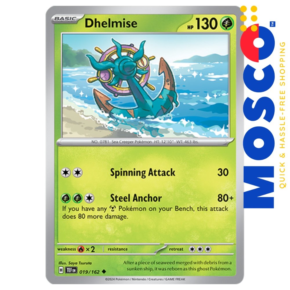 ginee_20250429222346650_2611095068.jpg Dhelmise - 019/162 Temporal Forces | Pokemon TCG - Image 1