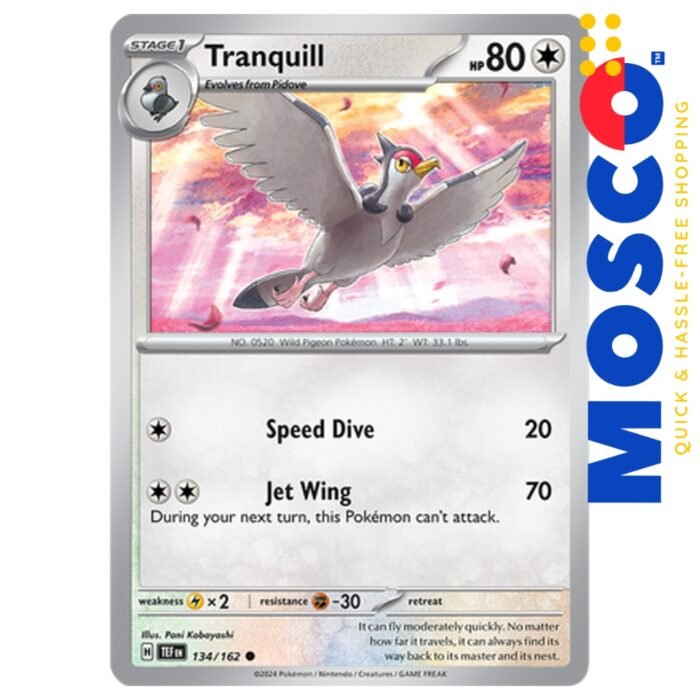 Tranquill - 134/162 Temporal Forces | Pokemon TCG - Image 1