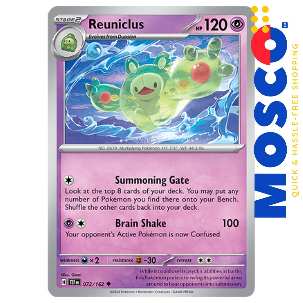 ginee_20250429224631990_1502278928.jpg Reuniclus - 072/162 Temporal Forces | Pokemon TCG - Image 1