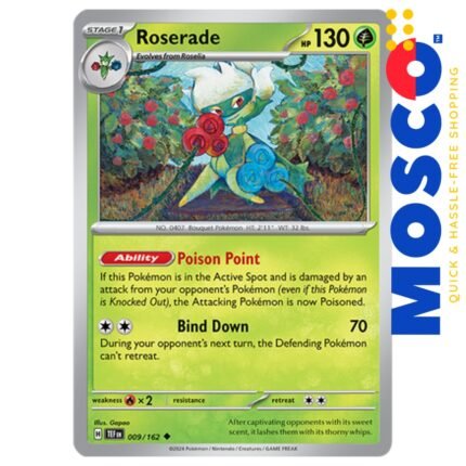 Roserade - 009/162 Temporal Forces | Pokemon TCG