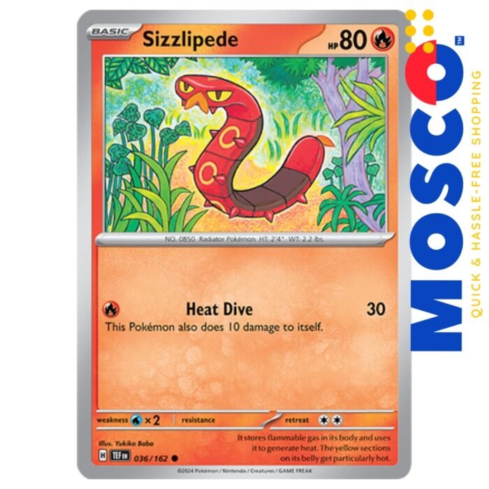 Sizzlipede - 036/162 Temporal Forces | Pokemon TCG - Image 1