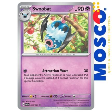 Swoobat - 033/091 Paldean Fates | Pokemon TCG