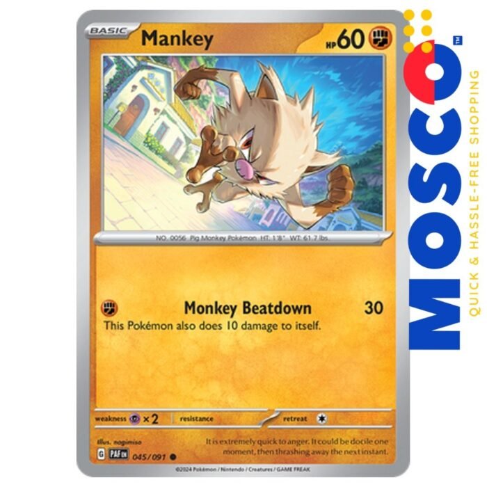 Mankey - 045/091 Paldean Fates | Pokemon TCG - Image 1