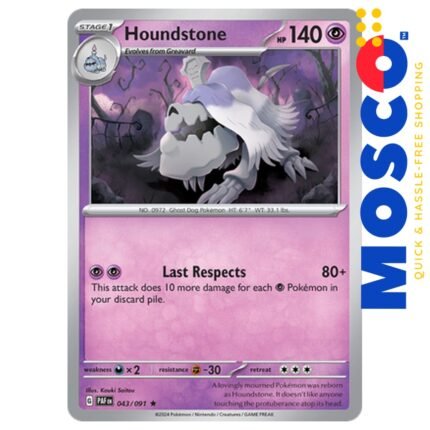 Houndstone - 043/091 Paldean Fates | Pokemon TCG