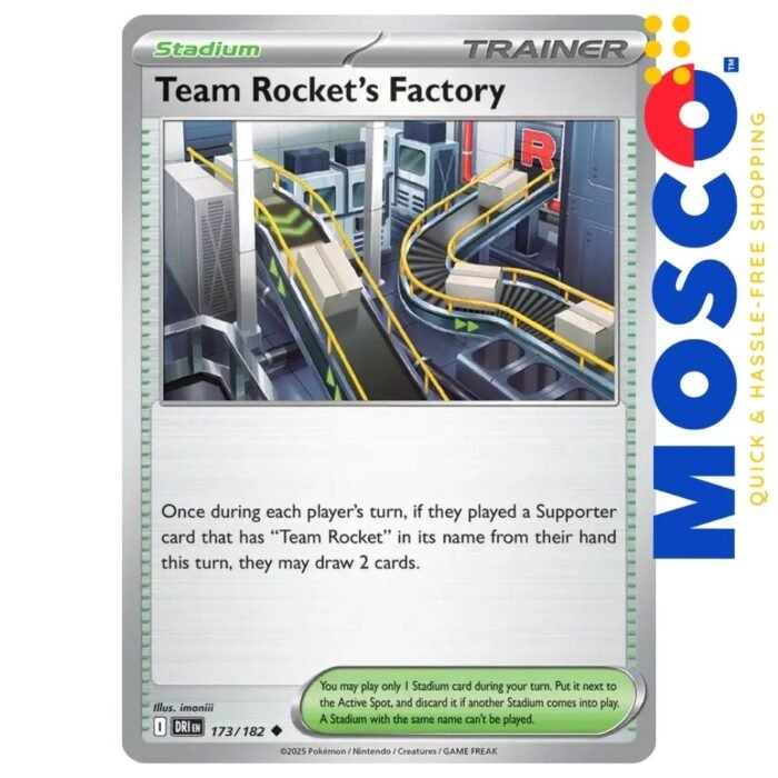Team Rocket's Factory - 173/182 Destined Rivals | Pokemon TCG - Image 1