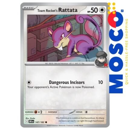 Team Rocket's Rattata - 147/182 Destined Rivals | Pokemon TCG