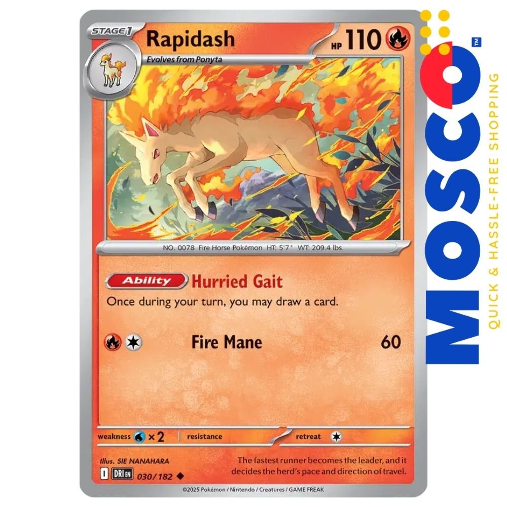 ginee_20250531040853808_0654033642.jpg Rapidash - 030/182 Destined Rivals | Pokemon TCG - Image 1