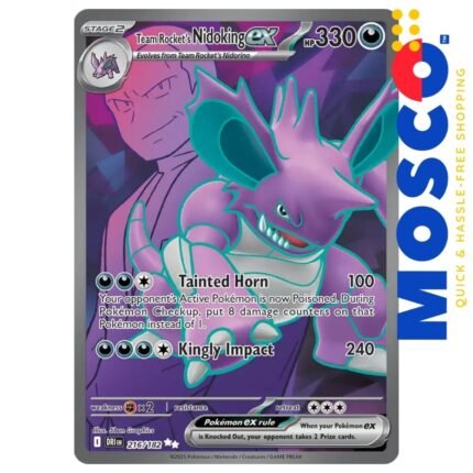 Team Rocket's Nidoking ex - 216/182 Destined Rivals | Pokemon TCG