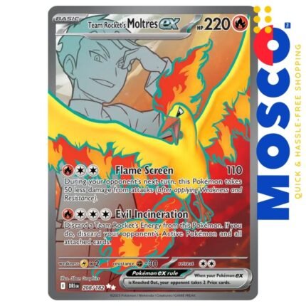 Team Rocket's Moltres ex - 208/182 Destined Rivals | Pokemon TCG