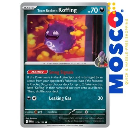 Team Rocket's Koffing - 125/182 Destined Rivals | Pokemon TCG