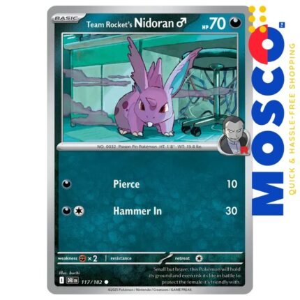 Team Rocket's Nidoran♂ - 117/182 Destined Rivals | Pokemon TCG