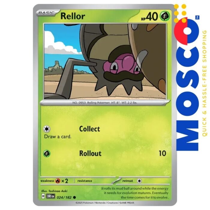 Rellor - 024/182 Destined Rivals | Pokemon TCG - Image 1